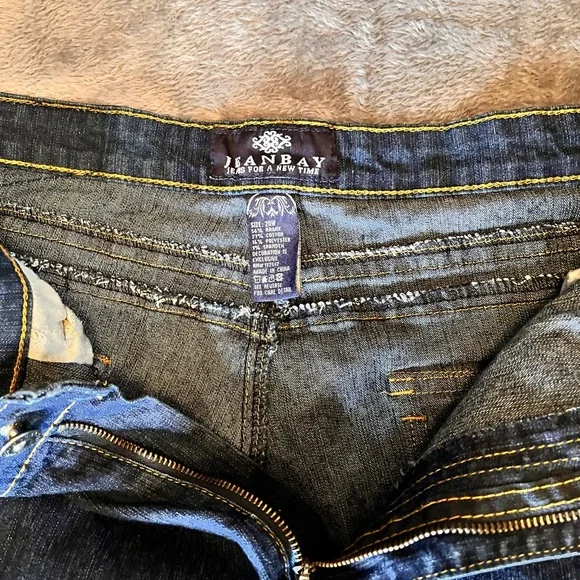 Dark Blue Women’s Capri’s - Classic Denim Style Size 22W - Picture 4 of 11